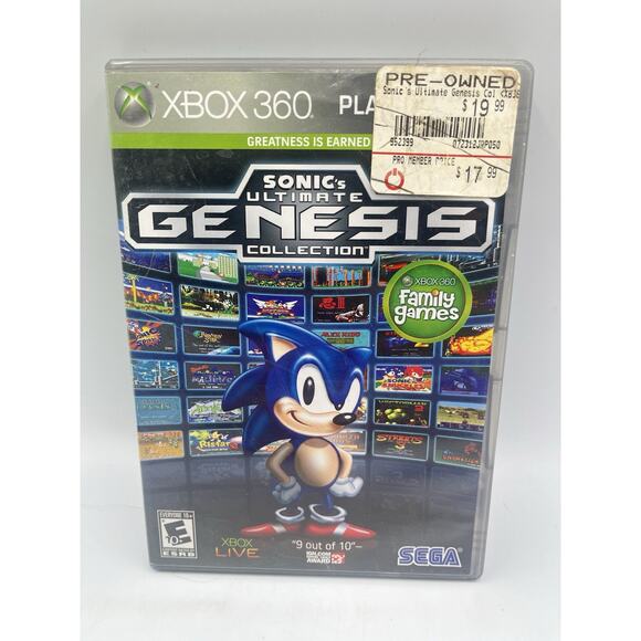 Sonic's Ultimate Genesis Collection (Microsoft XBOX 360) Complete In Box - Picture 1 of 9